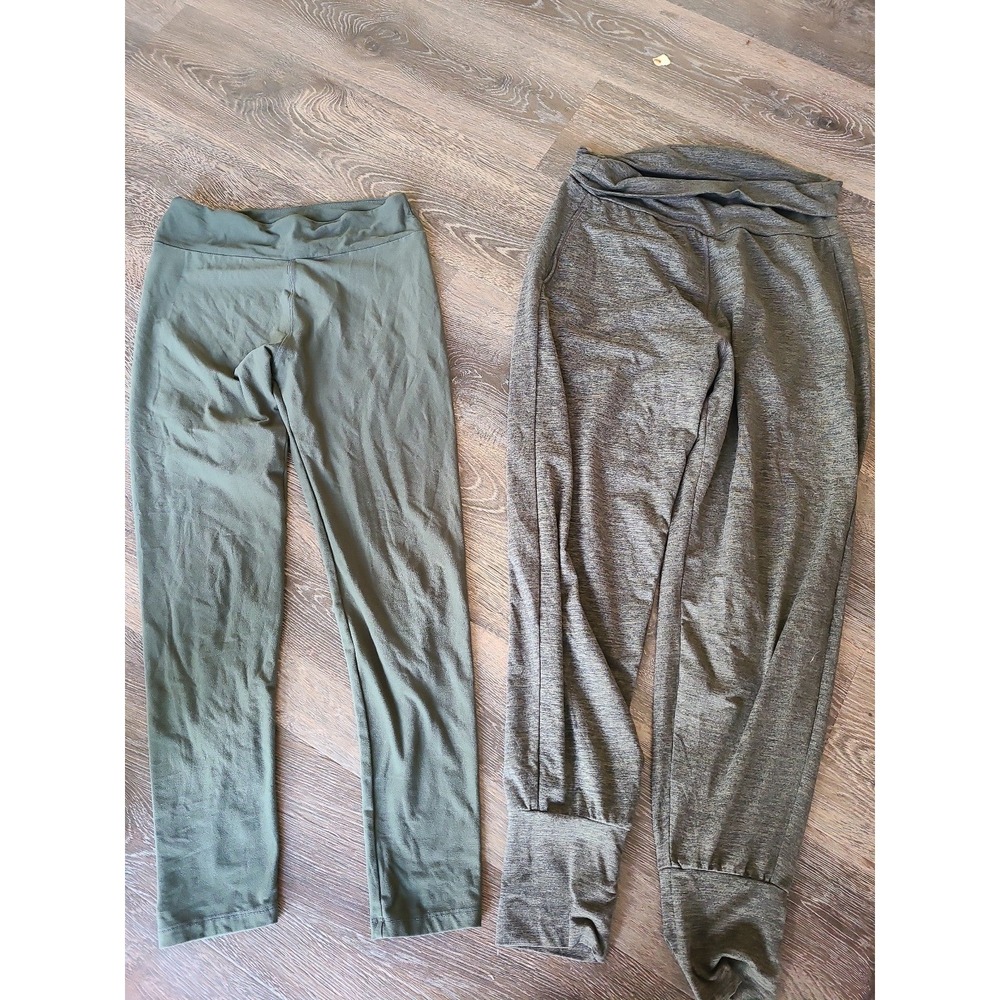 Aerie and LuLaRoe green legging set of 2 size‎ medium #4
